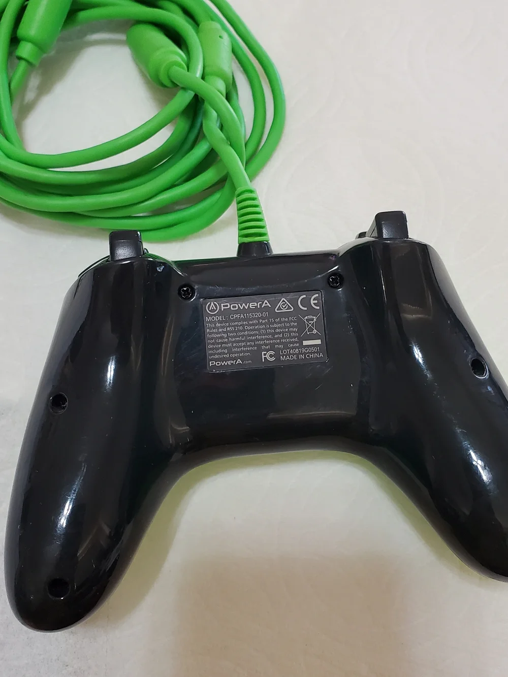 PowerA Xbox One bright green